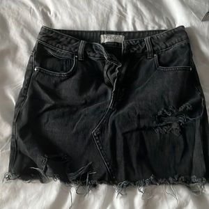 pacsun denim skirt